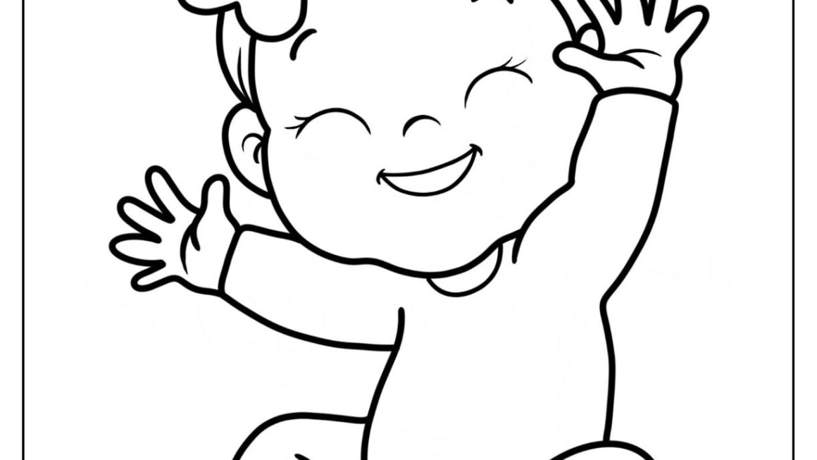 34 Baby Coloring Pages Free PDF Printables