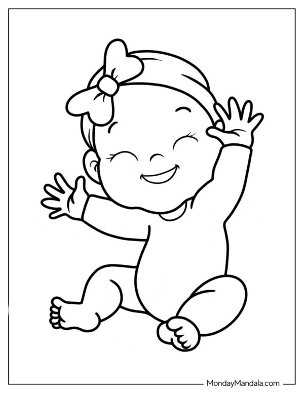 Free Printable Baby Coloring Pages