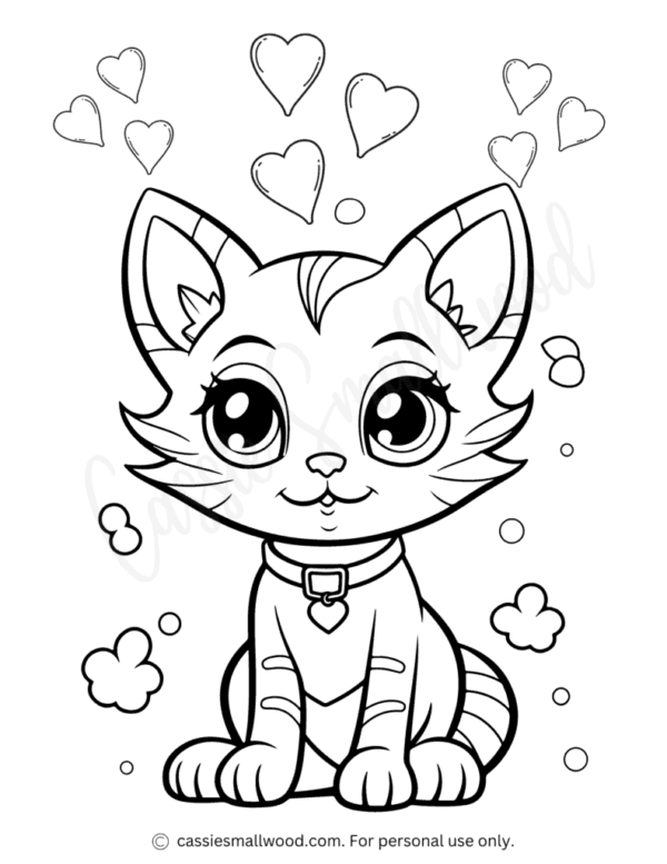 Cats Printable Coloring Pages