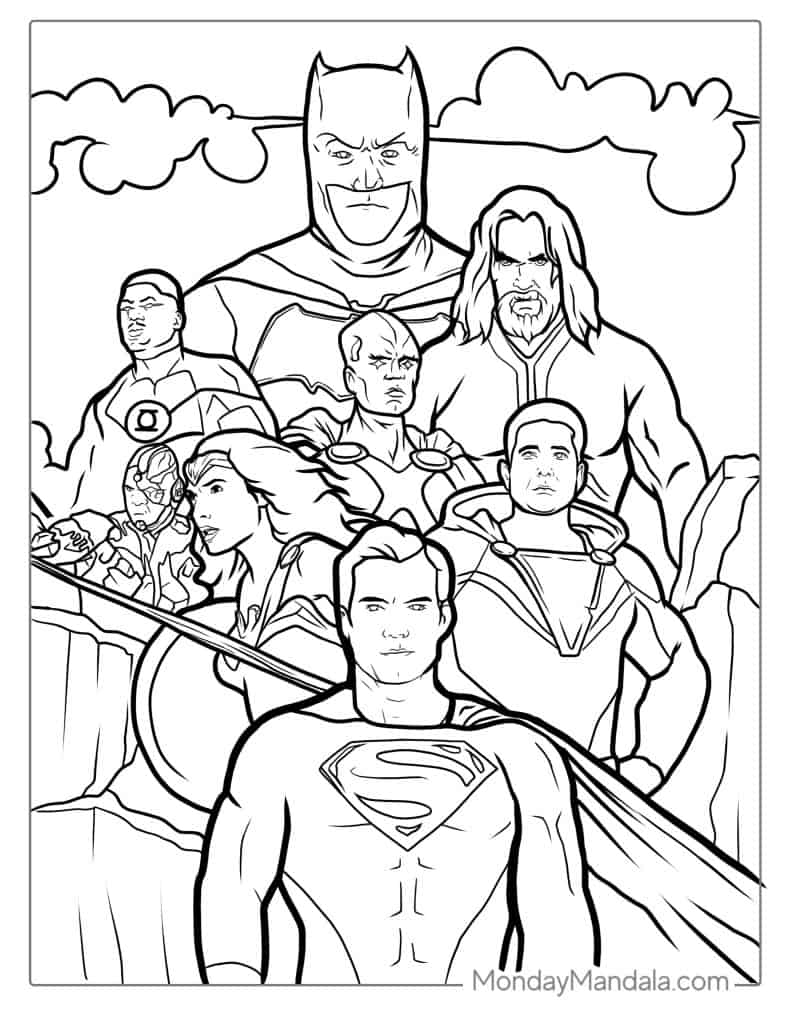 38 Superman Coloring Pages Free PDF Printables 