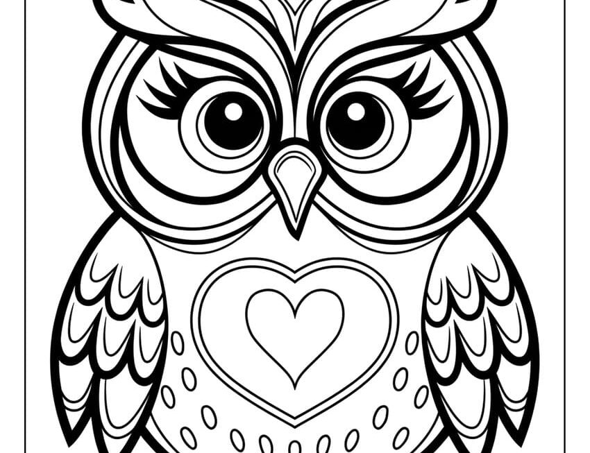 39 Owl Coloring Pages Free Printables For All Ages