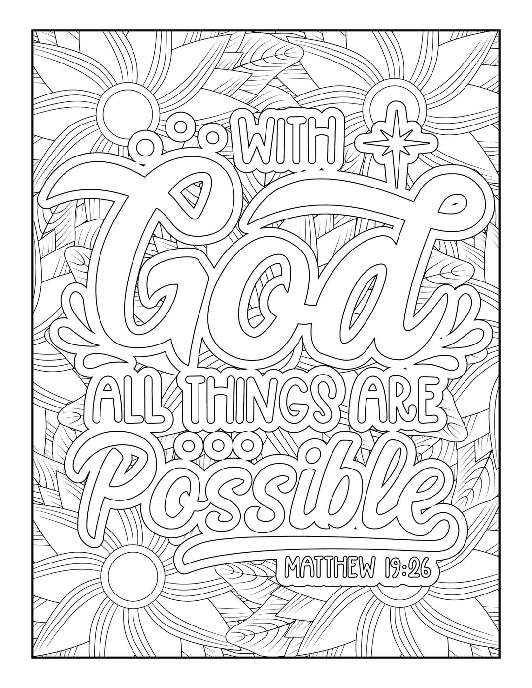 40 Page Bible Verse Printable Book Kids Bible Verse Coloring Pages Kids Coloring Book Digital Download Not A Physical Product Etsy