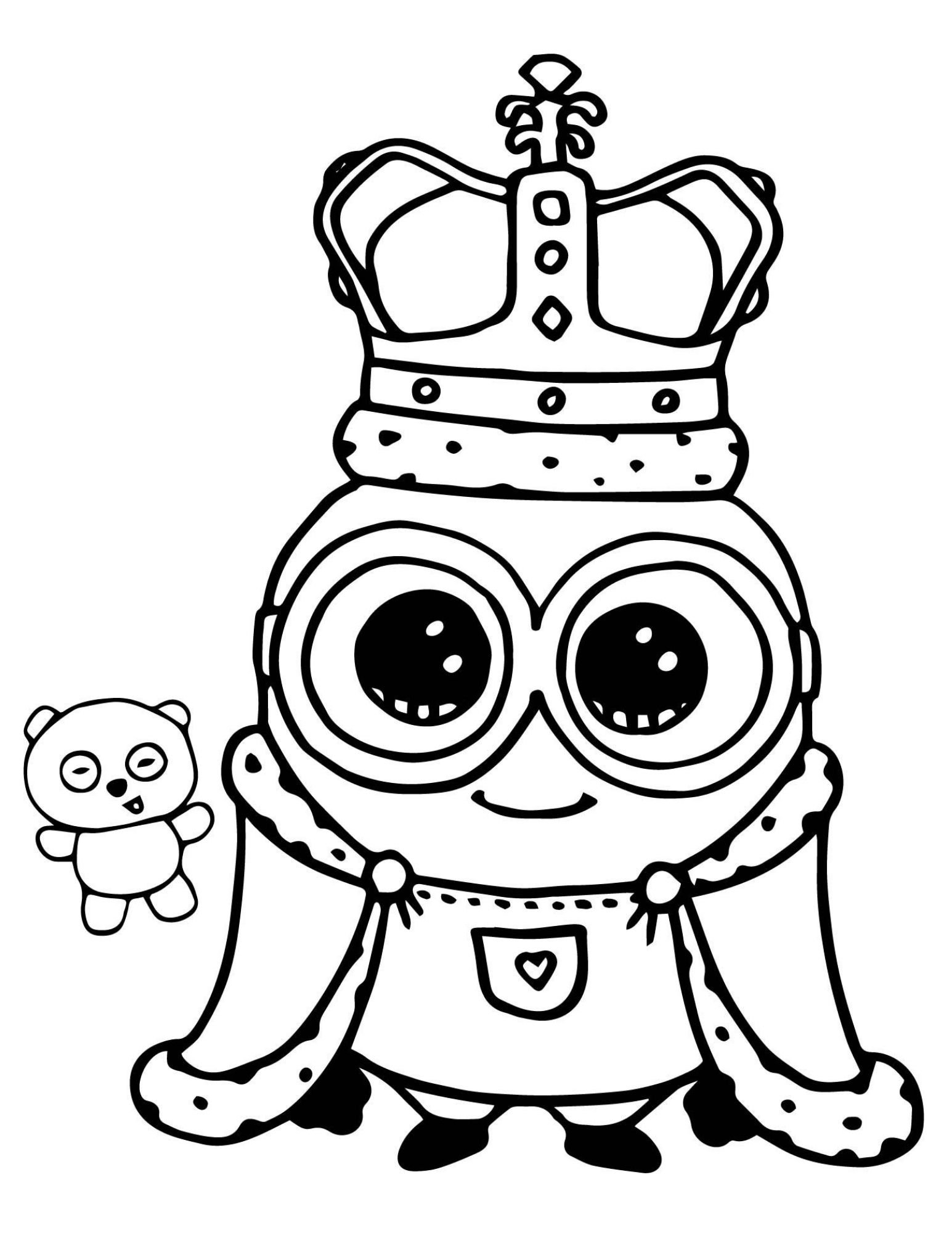 Printable Minion Coloring Pages