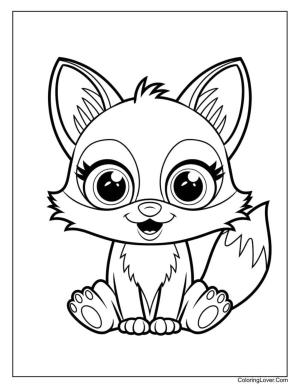 Fox Coloring Pages Printable