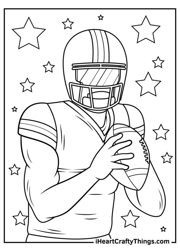 Free Printable Football Coloring Pages