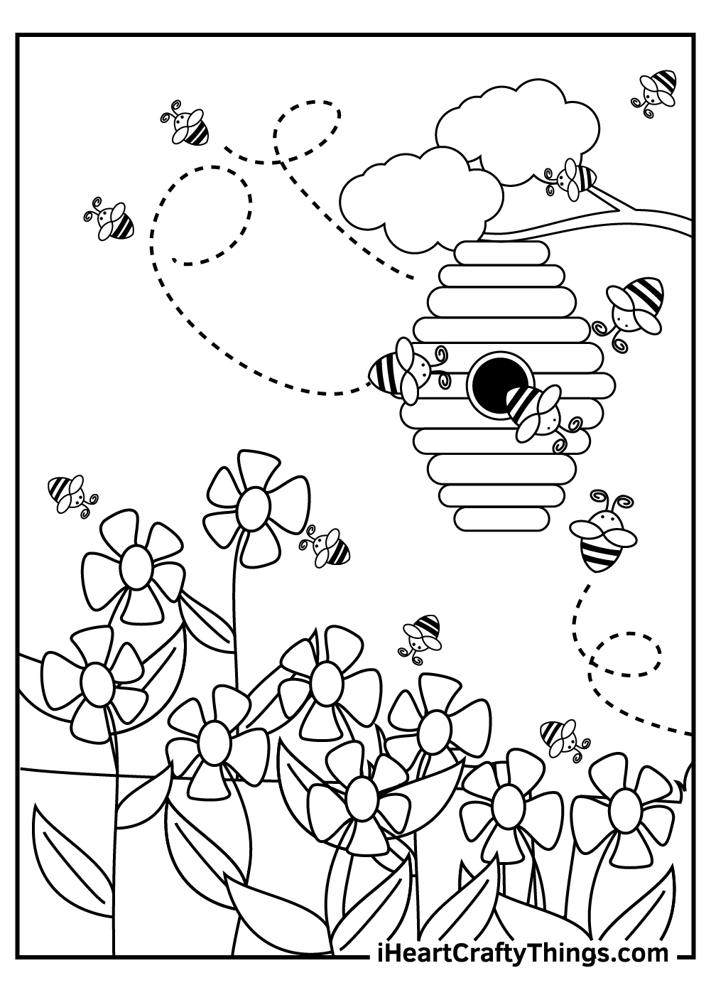 Free Printable Garden Coloring Pages