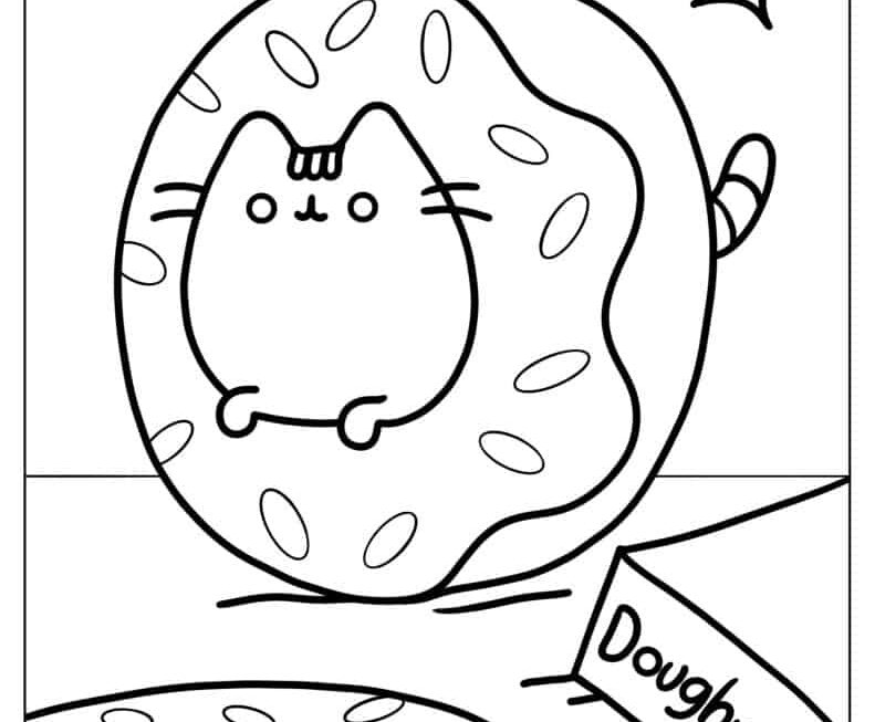 48 Pusheen Coloring Pages Free PDF Printables