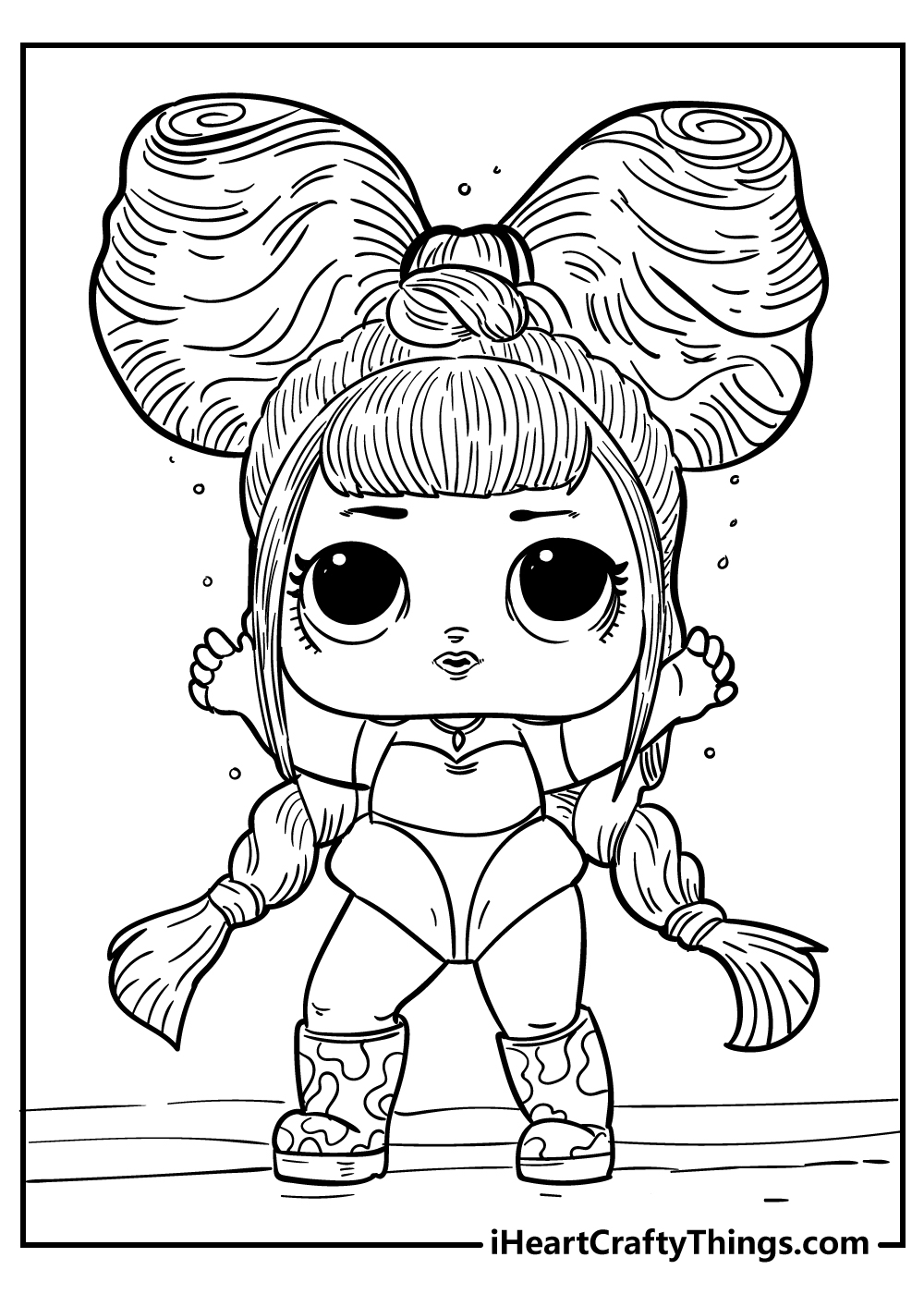 50 L O L Surprise Doll Coloring Pages Free Printables 