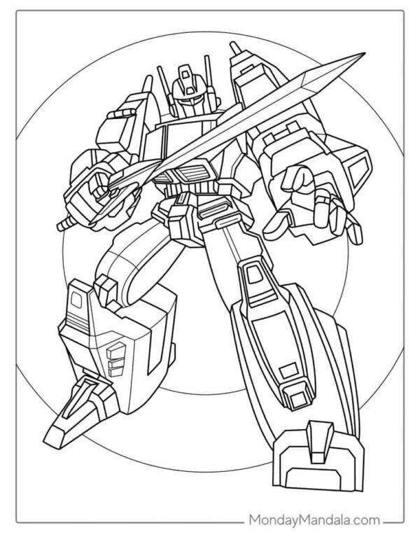 Transformers Printables Coloring Pages