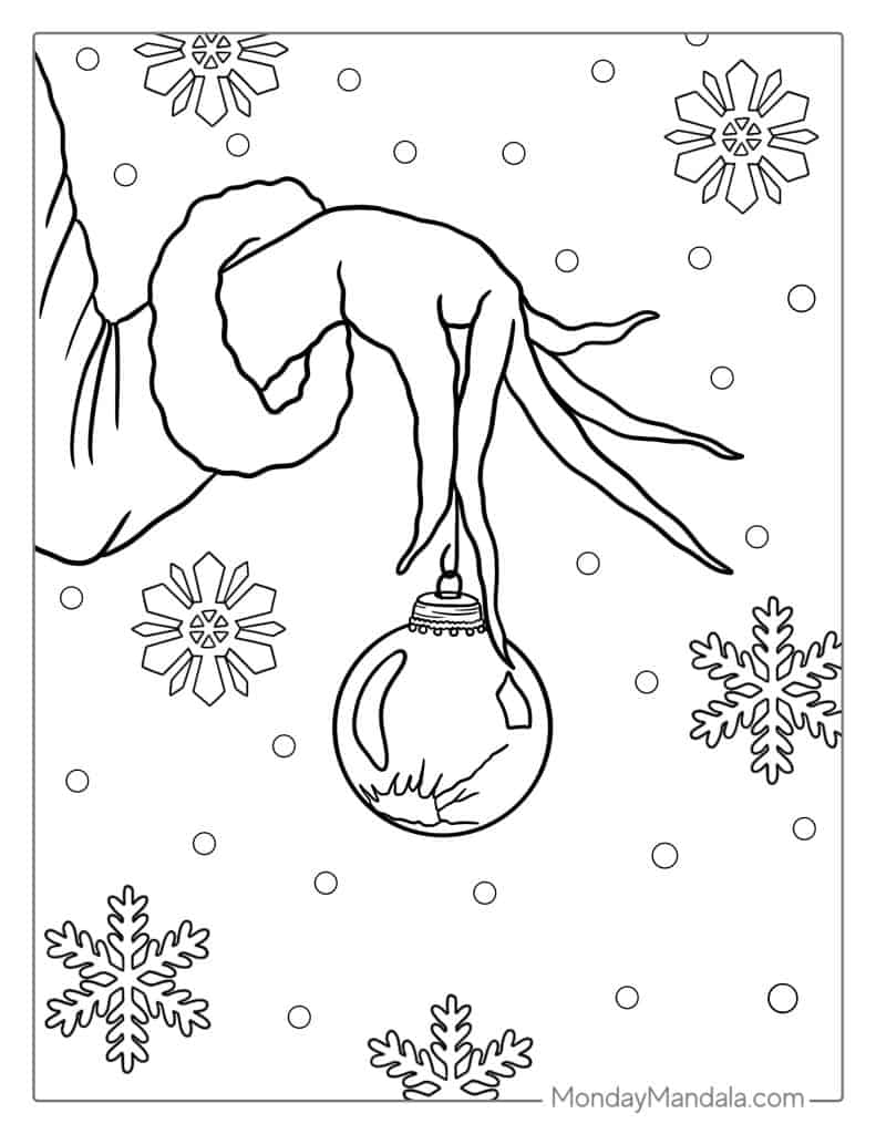 51 Grinch Coloring Pages Free PDF Printables 