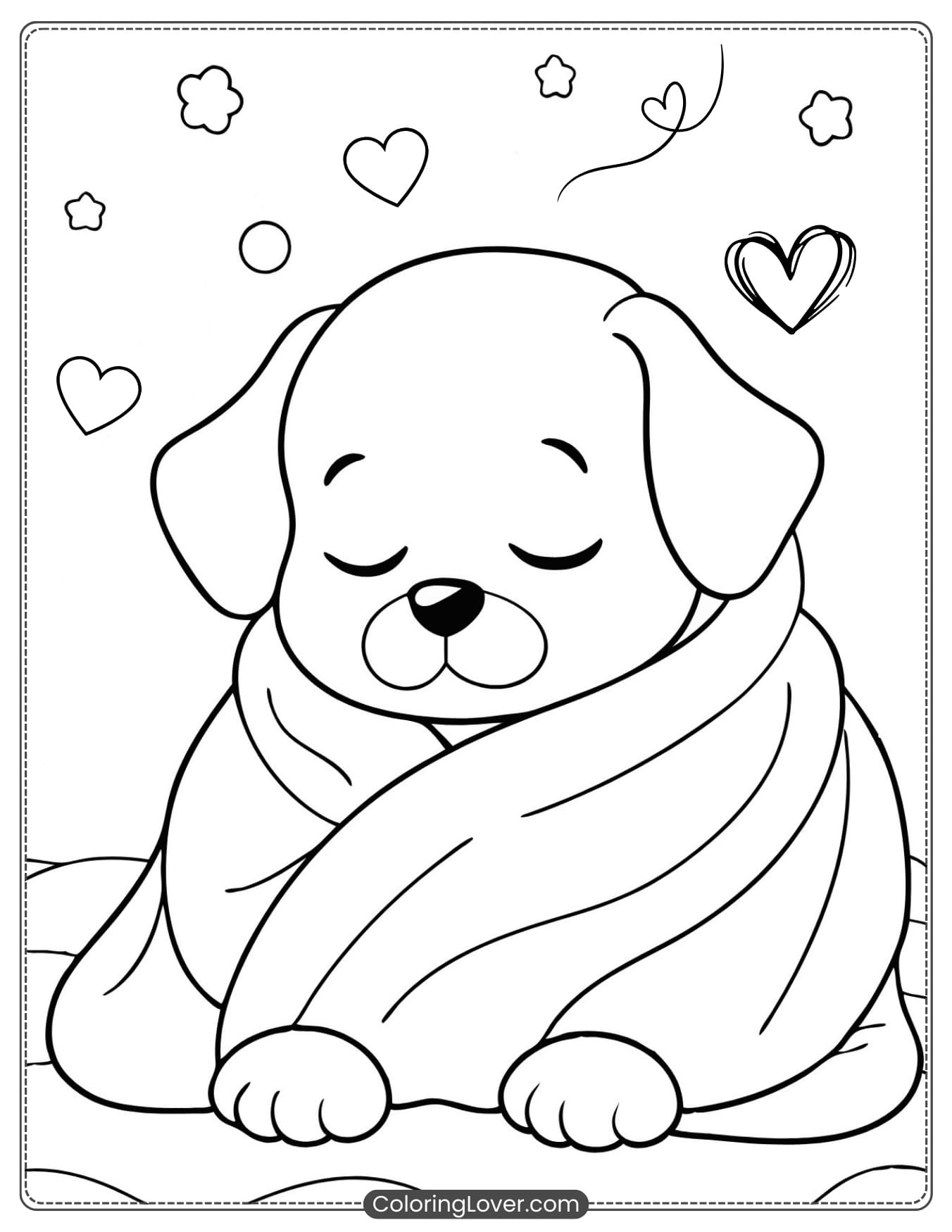 Dog Coloring Pages Printable