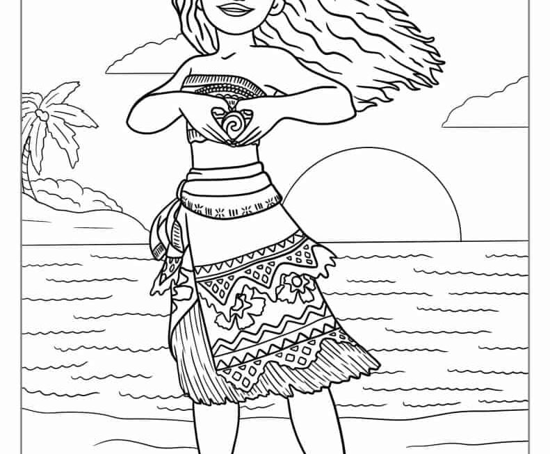 52 Moana Coloring Pages Free PDF Printables