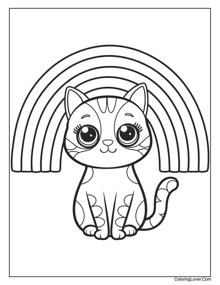Printable Coloring Pages Cat