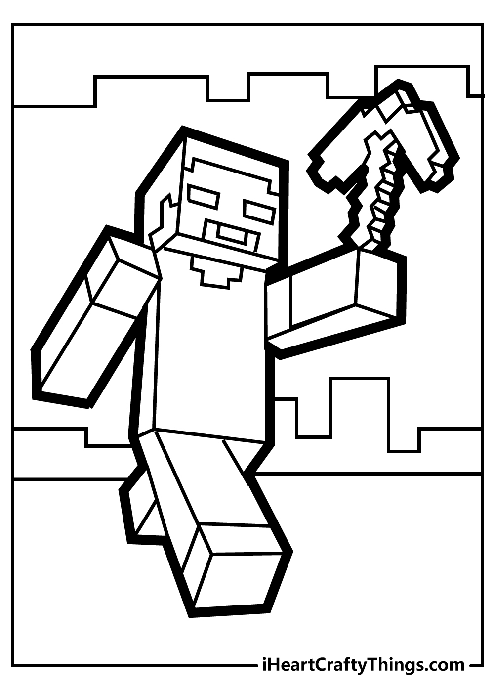 55 Minecraft Coloring Pages For Kids 100 Free Printables 