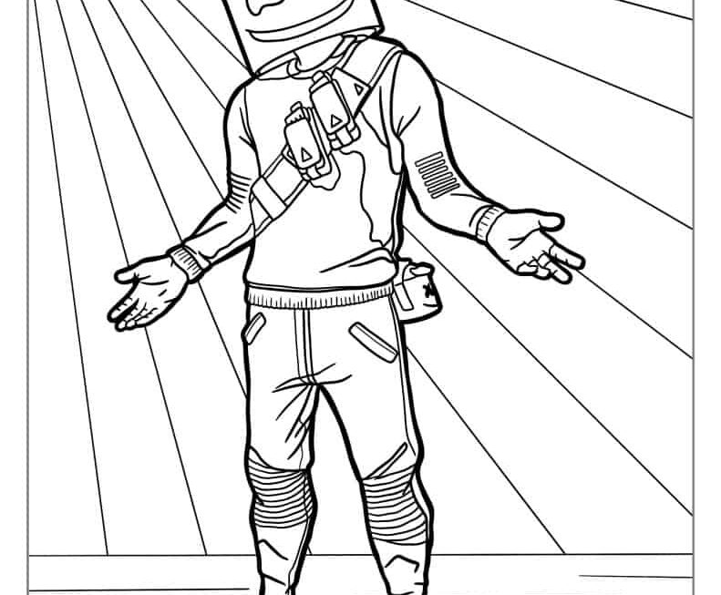 58 Fortnite Coloring Pages Free PDF Printables