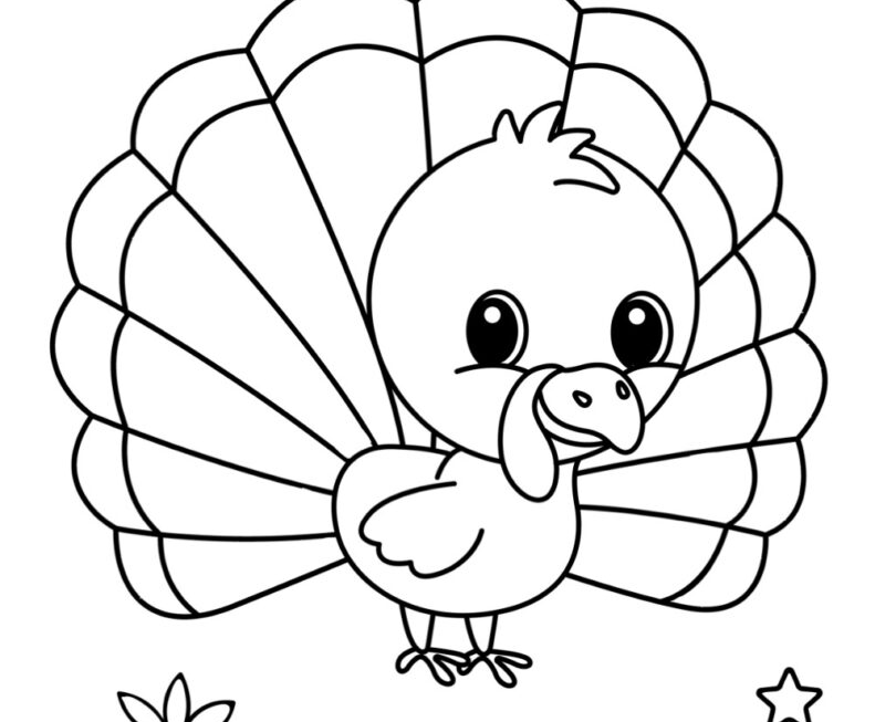 6 Free Turkey Coloring Pages Fun With Mama