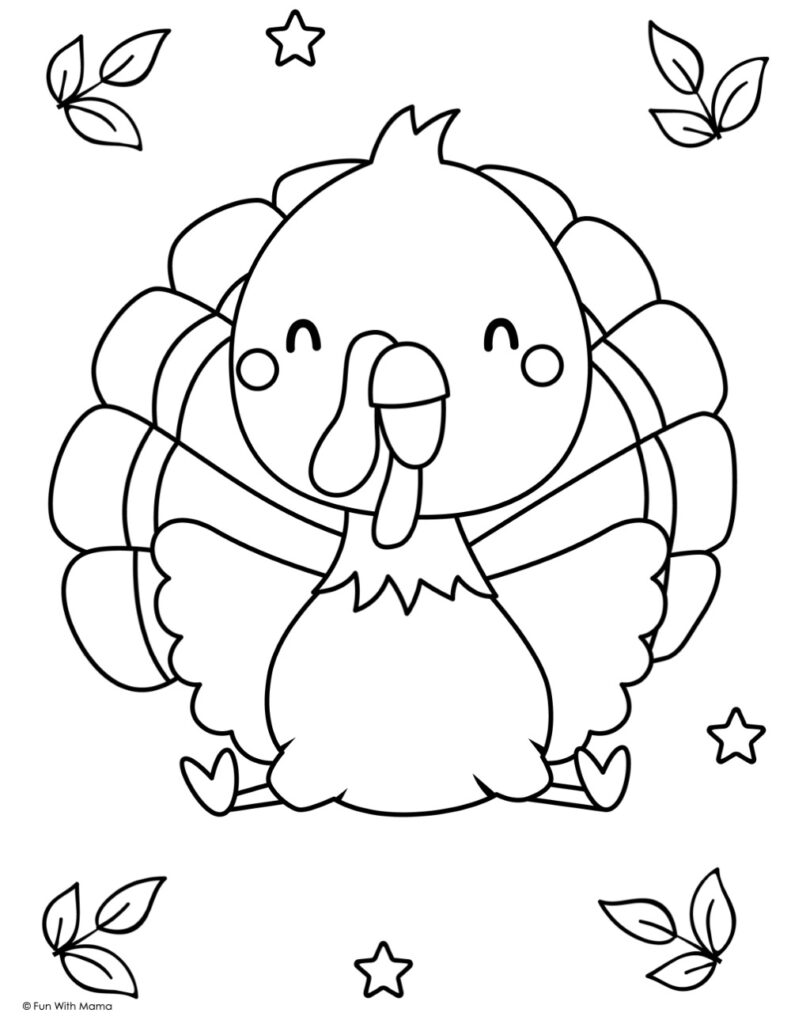 Free Printable Coloring Pages Thanksgiving