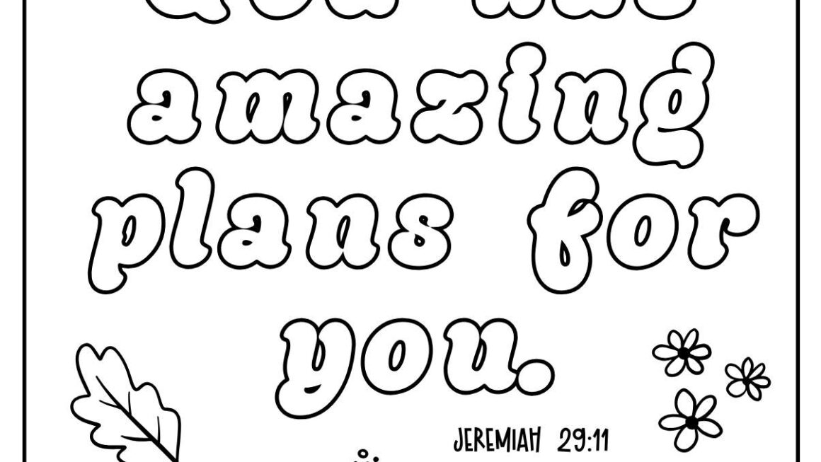 61 Bible Verse Coloring Pages Free Printable Christian Quotes