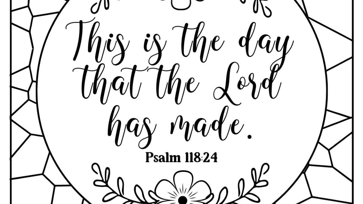 61 Bible Verse Coloring Pages Free Printable Christian Quotes