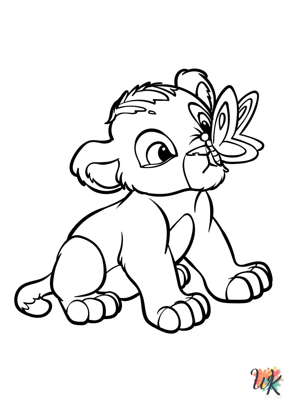 63 Lion King Coloring Pages For Kids ColoringPagesWK