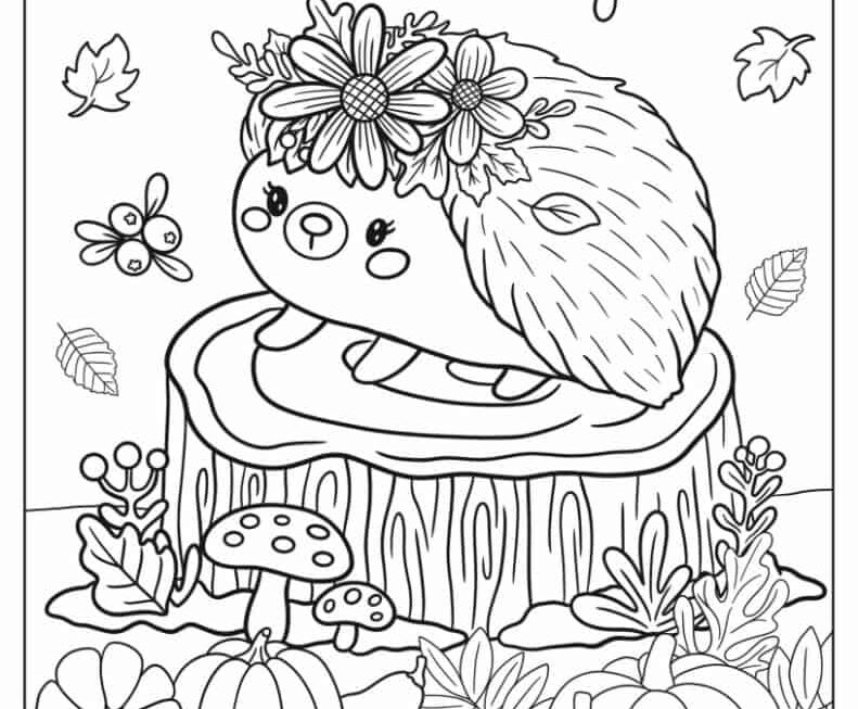 68 Autumn Fall Coloring Pages Free PDF Printables