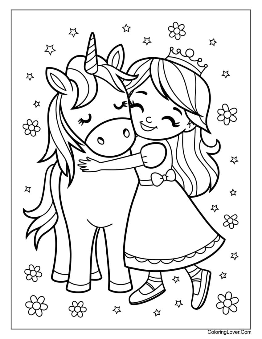 Princess Coloring Pages Printable