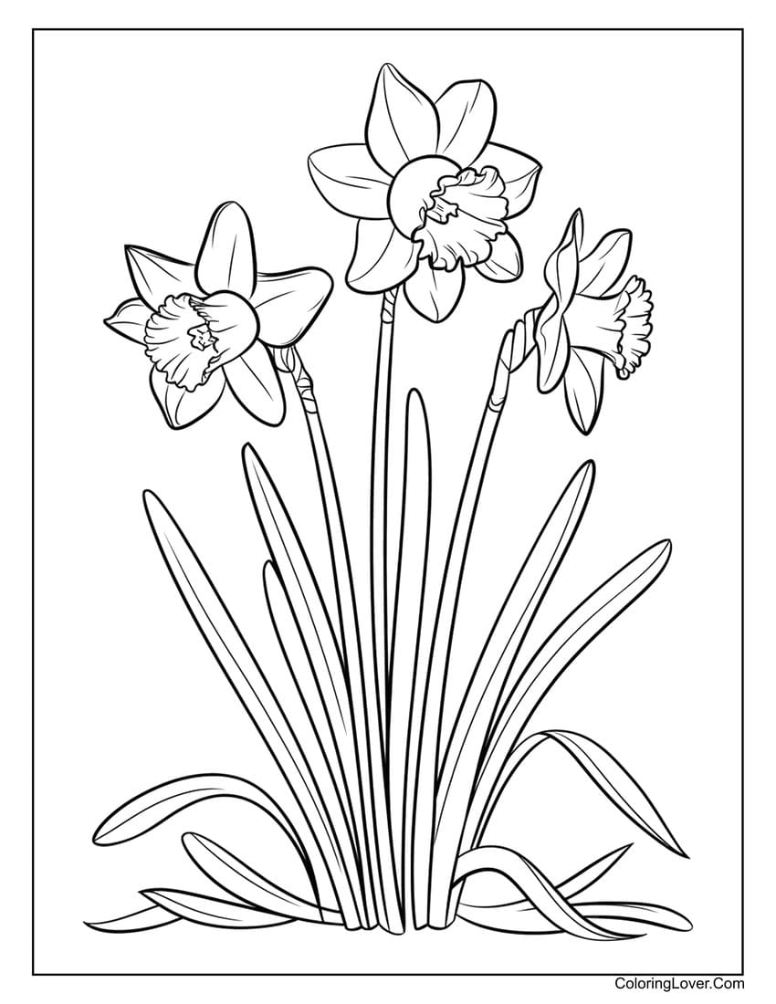 76 Flower Coloring Pages Free Printables For All Ages 