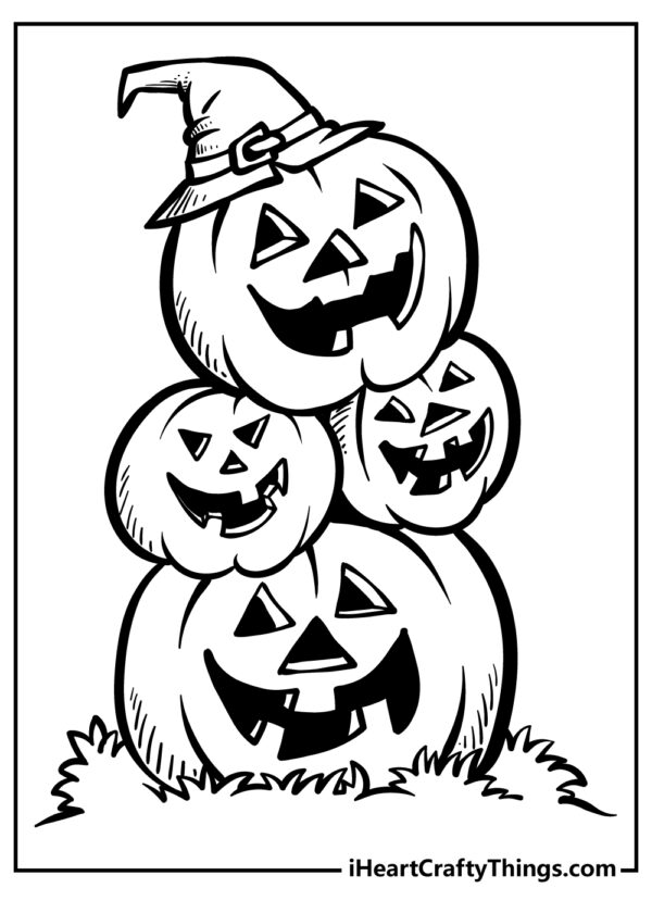 Printable Coloring Pages Halloween