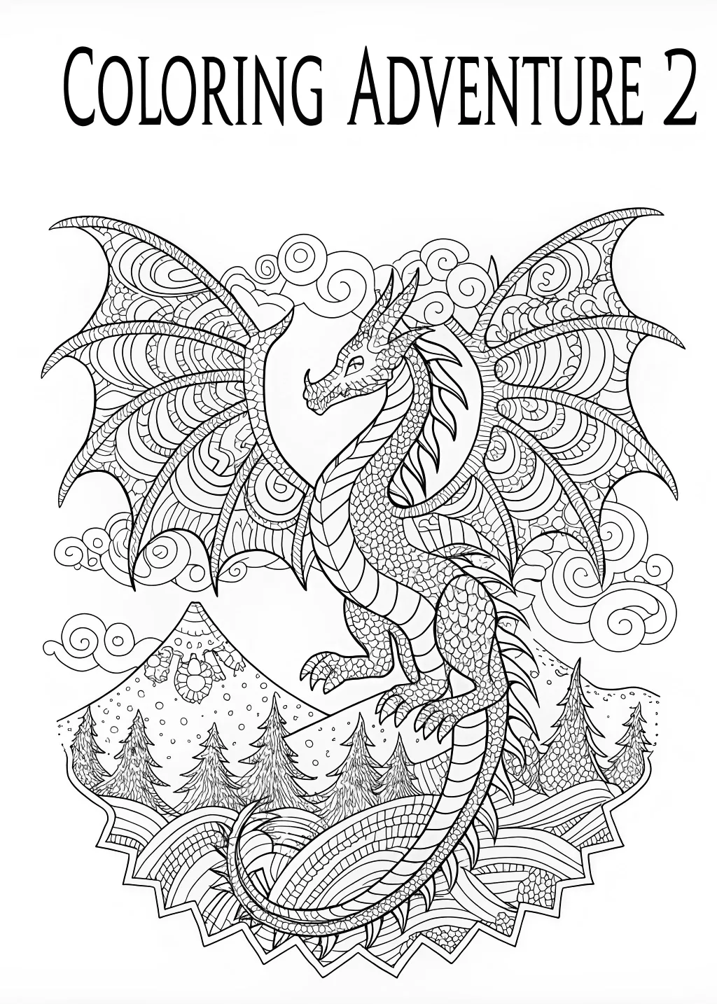 Dragon Coloring Pages Free Printable