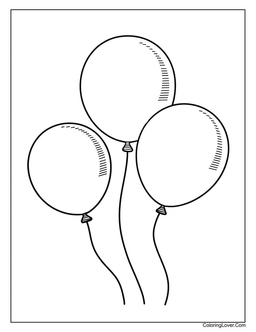 Easy Printable Coloring Pages