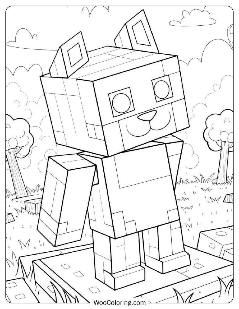 92 Minecraft Coloring Pages Free PDF To Print Woo Coloring