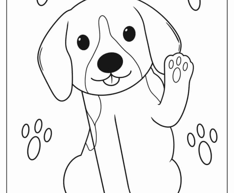 97 Dog Coloring Pages Free PDF Printables