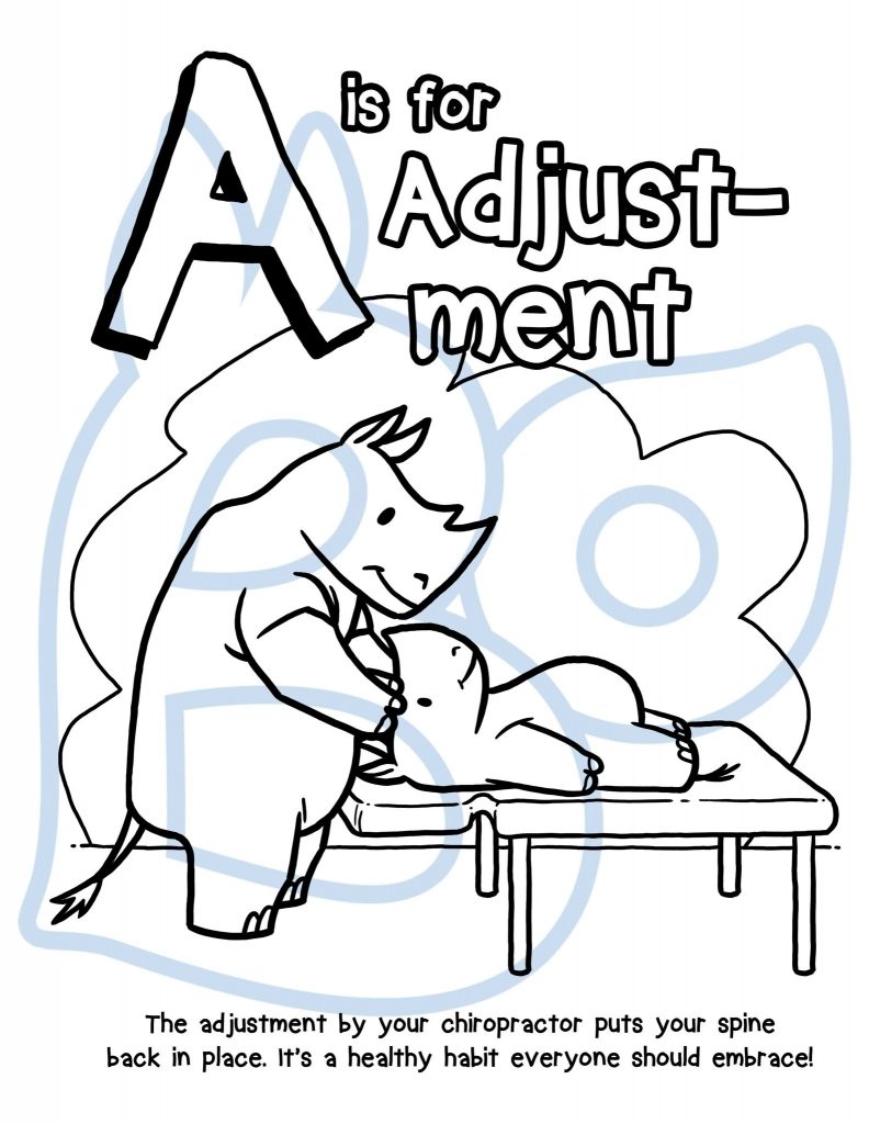 ABC s Of Chiropractic Coloring Book With Bo The Rhino wholesale Bo The Rhino