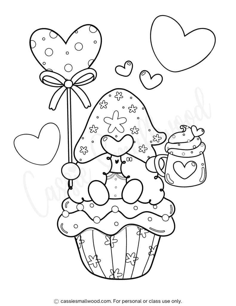 ADORABLE Heart Coloring Pages Cassie Smallwood
