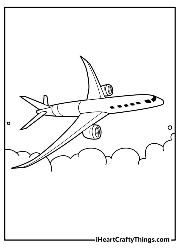 Printable Coloring Pages Of Airplanes