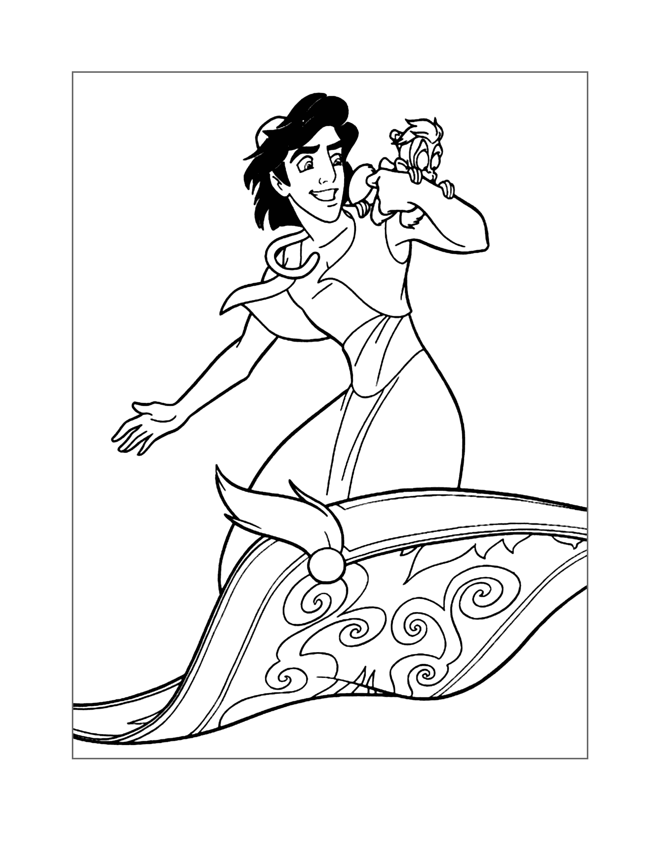 Aladdin Coloring Pages Printable Coloring Pages FREE