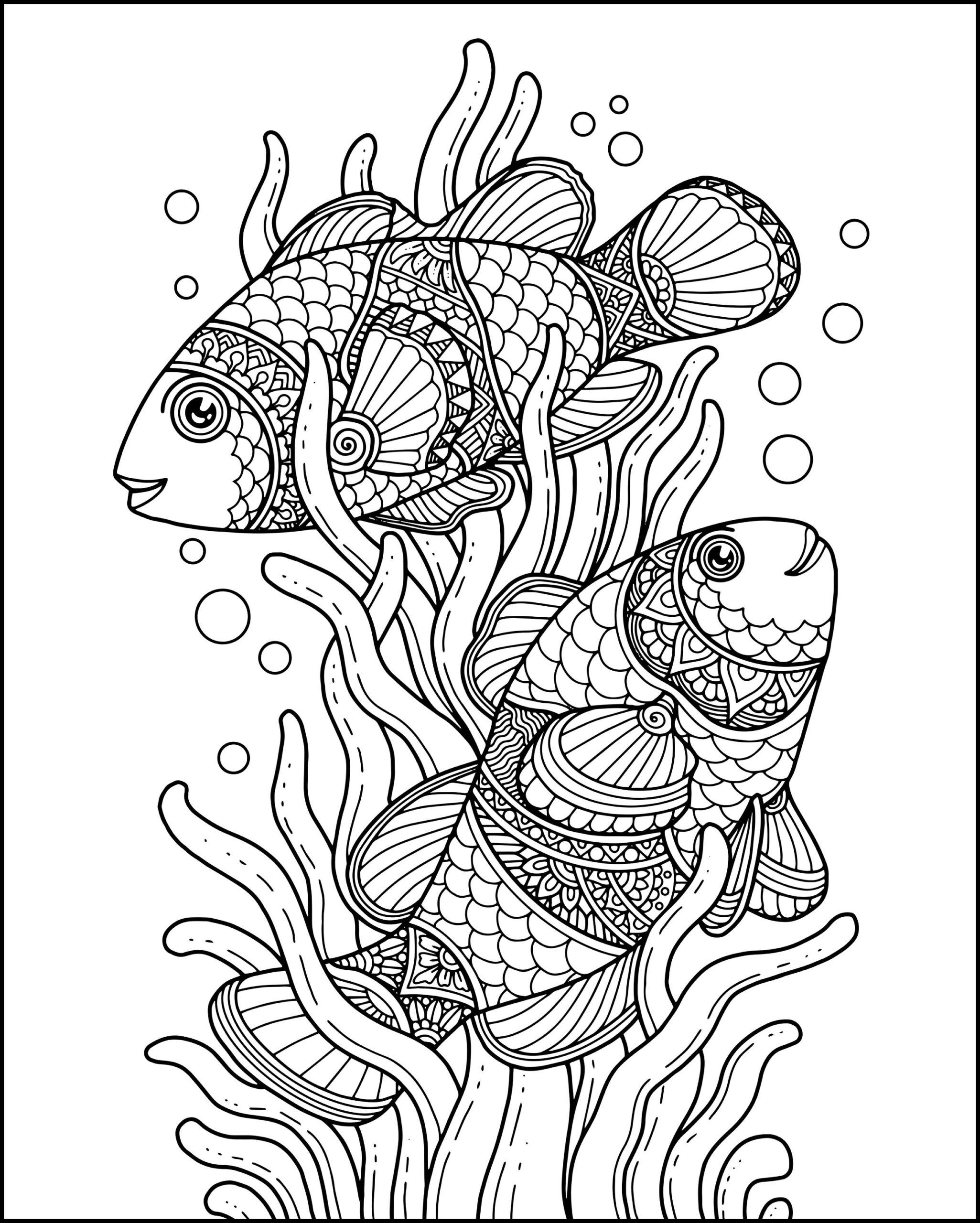 Printable Zentangle Coloring Pages