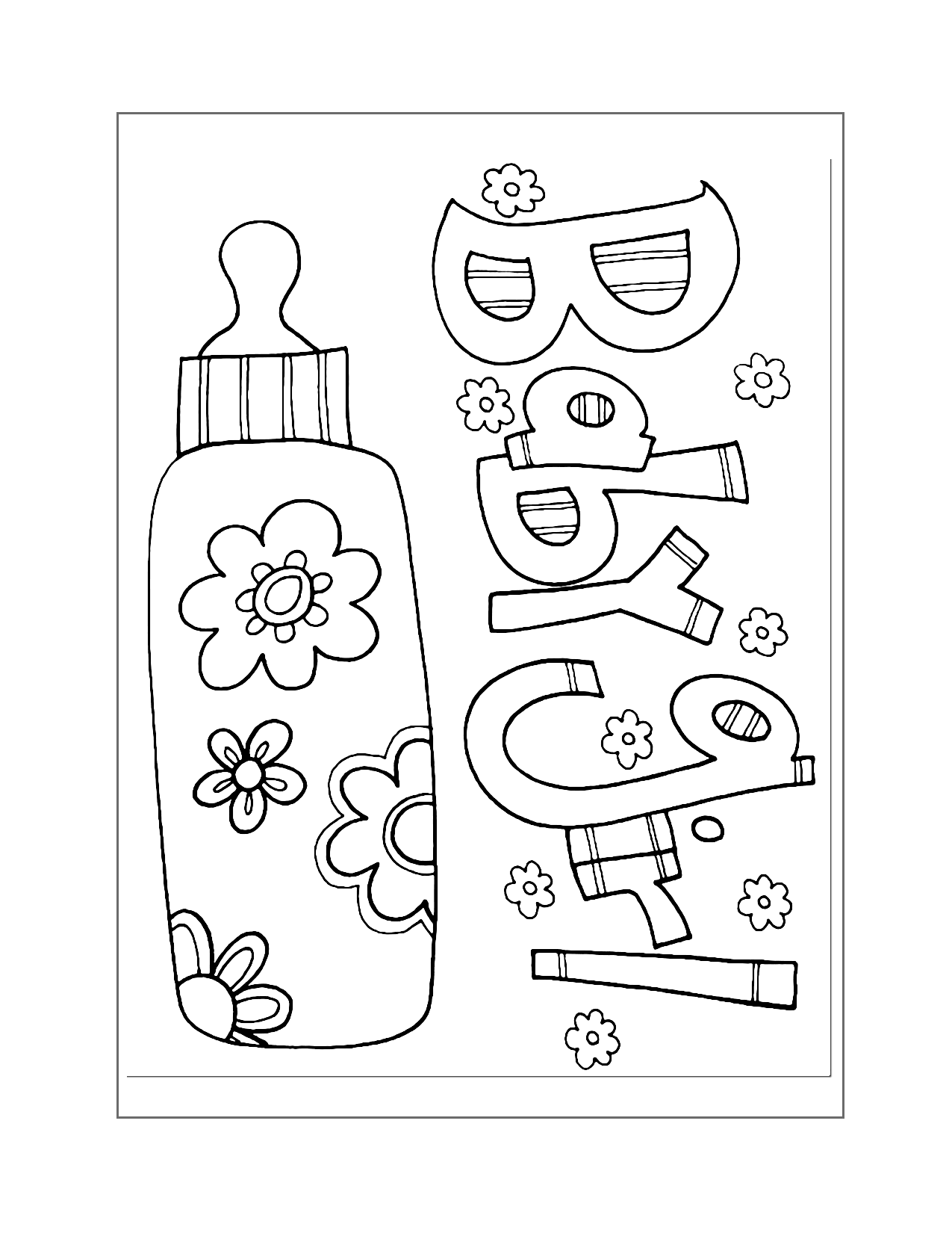 Free Printable Baby Coloring Pages