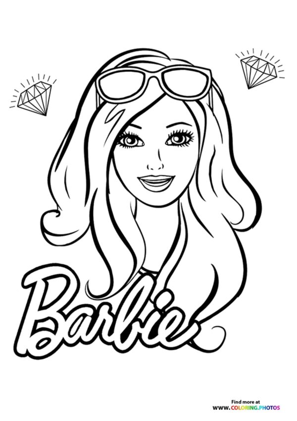 Barbie Printable Coloring Pages
