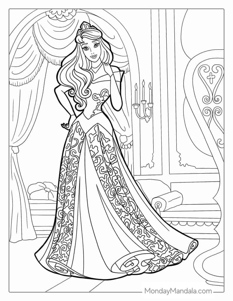 Barbie Printable Coloring Pages