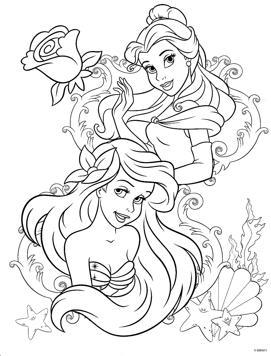 Belle 2024 Coloring Pages