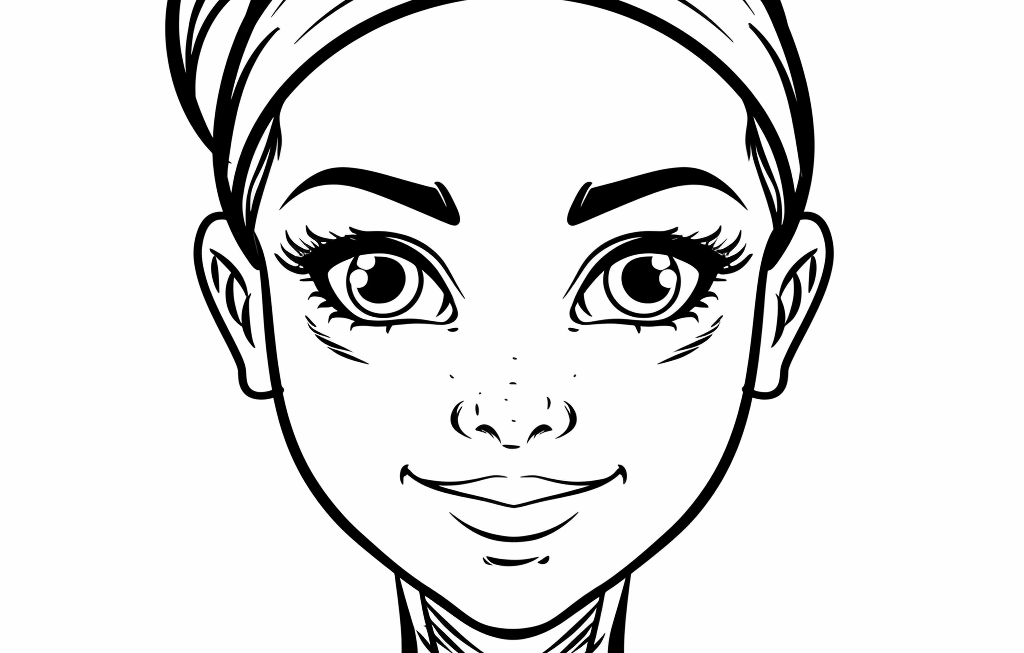 Blank Face Coloring Pages Free Printable