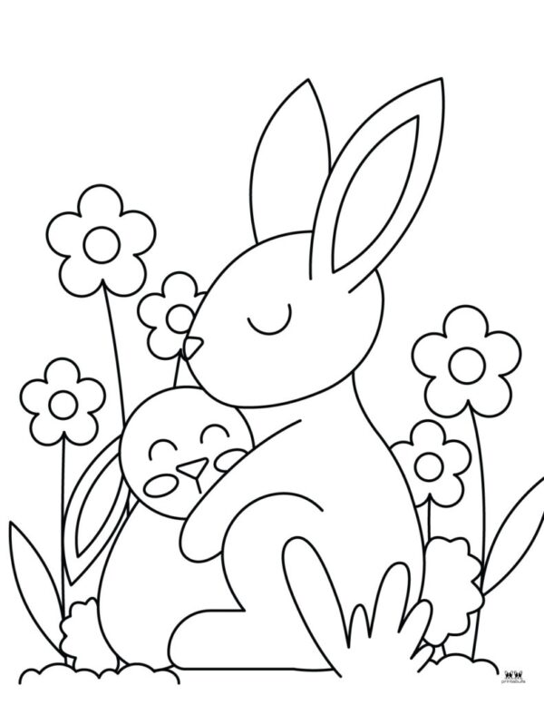 Free Printable Coloring Pages Bunnies