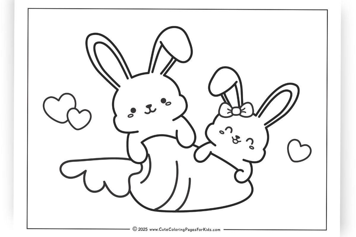 Free Printable Coloring Pages Bunnies