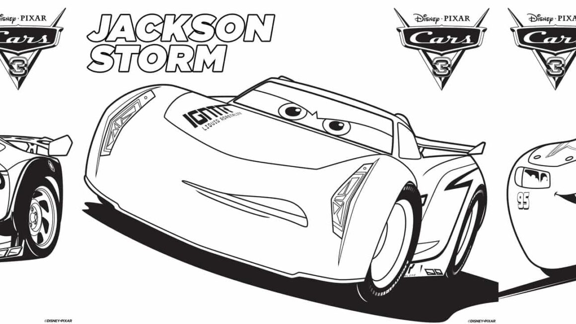 Cars 3 Printable Coloring Pages Games Recipe Dixie Delights