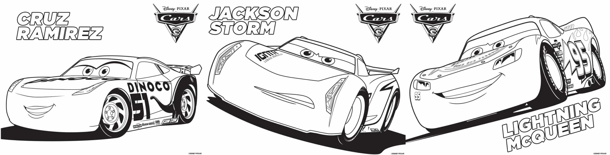 Cars 3 Printable Coloring Pages Games Recipe Dixie Delights