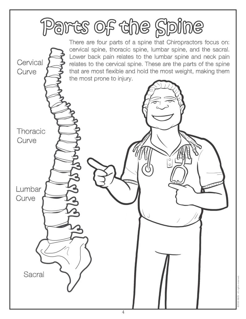 Chiropractor Imprint Coloring Book