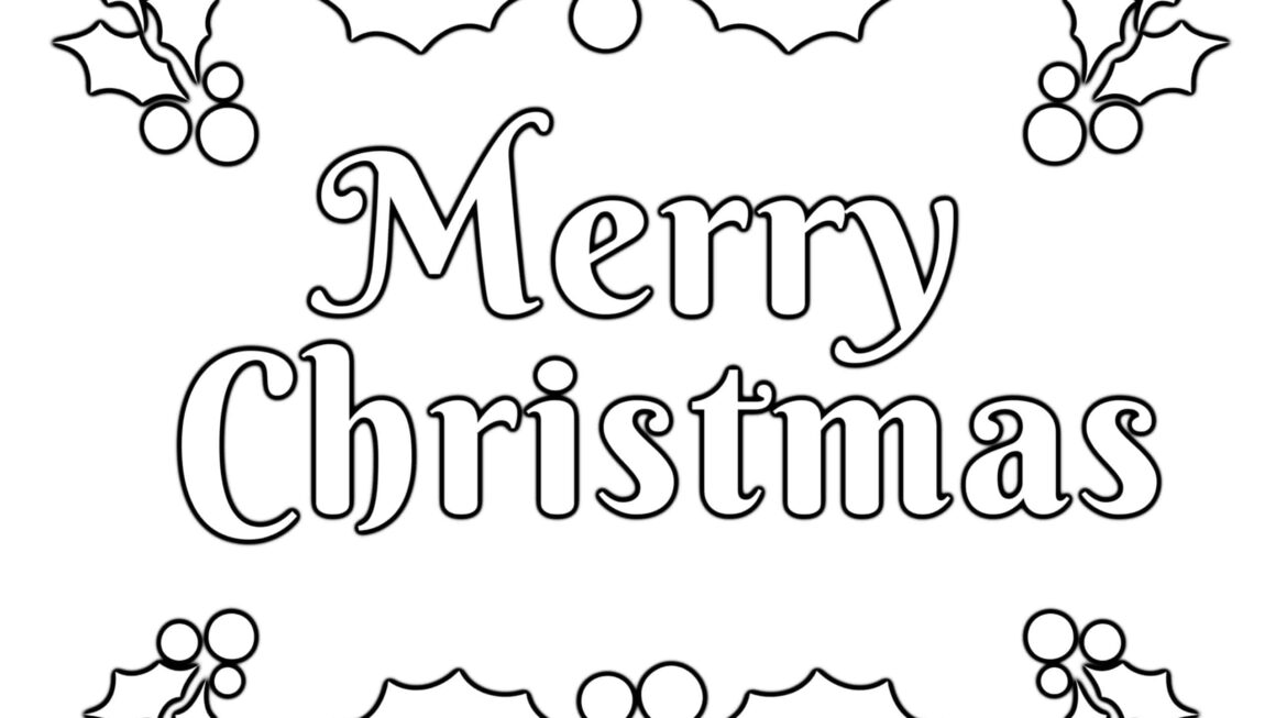 Christmas Coloring Pages For Kids 100 FREE Easy Printable PDF