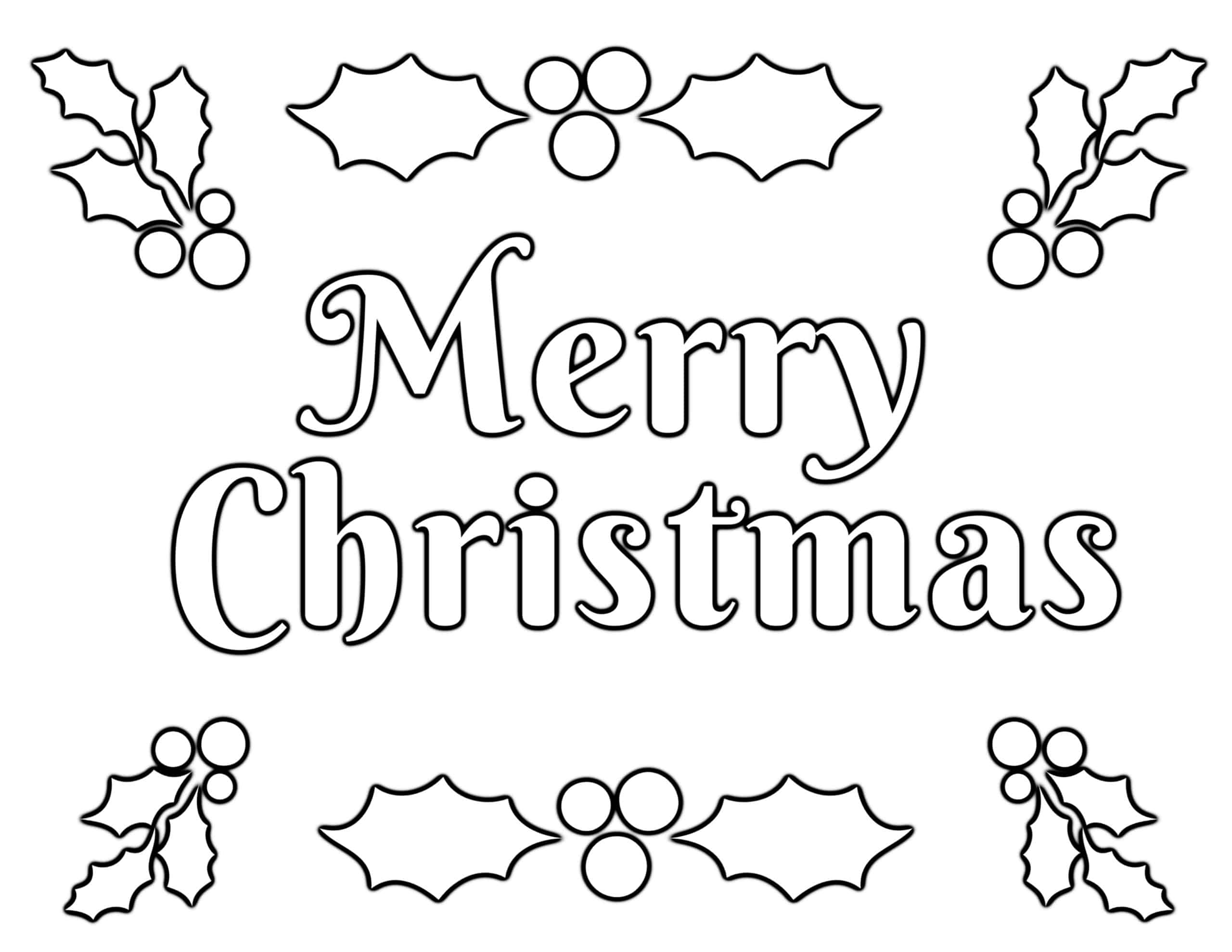 Printable Christmas Coloring Pages