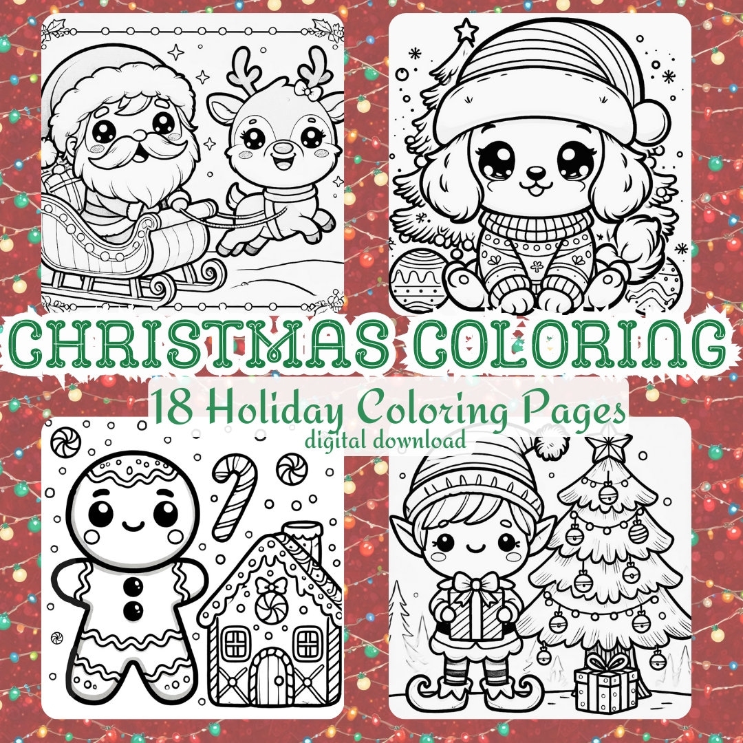 Coloring Pages Christmas Printable